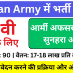 Indian Army TES 53 Recruitment